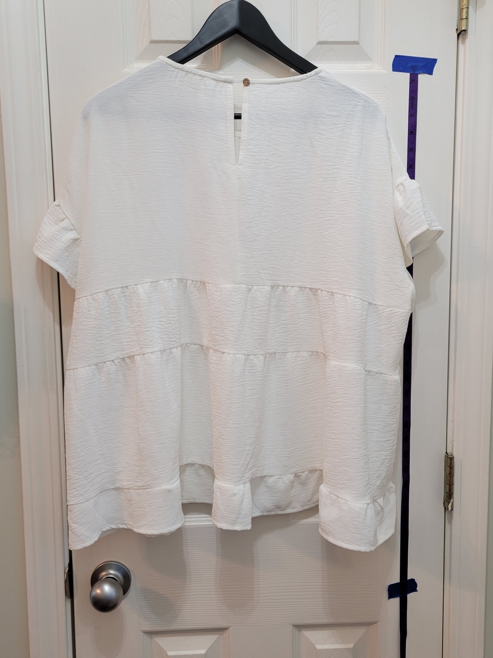 Heyson White Ruffle Tiered Tunic Top - Picture 4 of 8